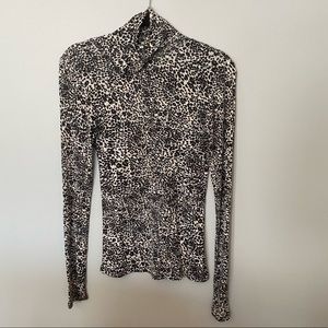 BCBG Maxazaria long sleeve turtleneck tunic